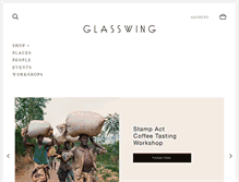 Tablet Screenshot of glasswingshop.com